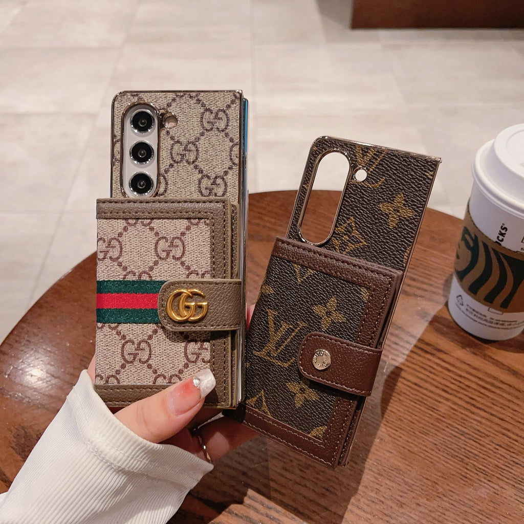 Leder-Geldbörse für Galaxy-Hülle für Samsung 