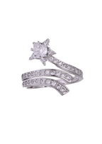 Verstellbarer Meteor-Zirkon-Ring