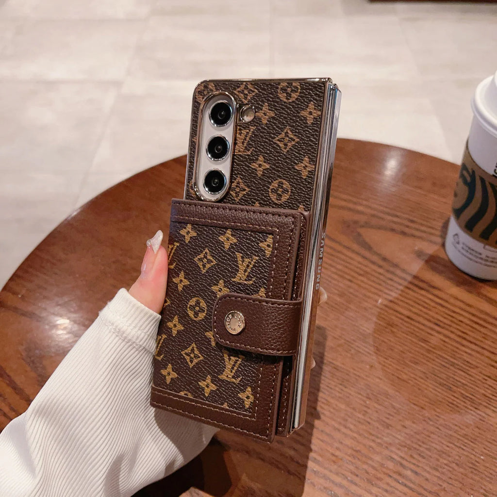 Leder-Geldbörse für Galaxy-Hülle für Samsung 