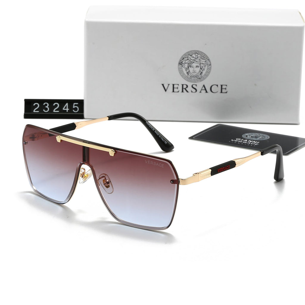 Neue Sonnenbrille mit großem Rahmen