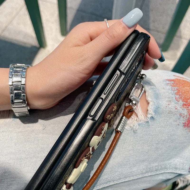 Braune Mi Galaxy Hülle für Samsung 