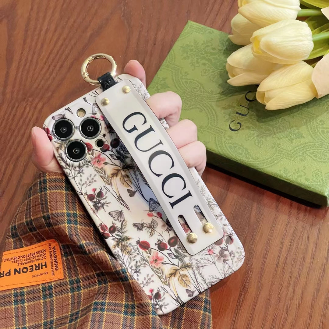 iPhone Case | Guc Flower Wristband Case - ERPOQ