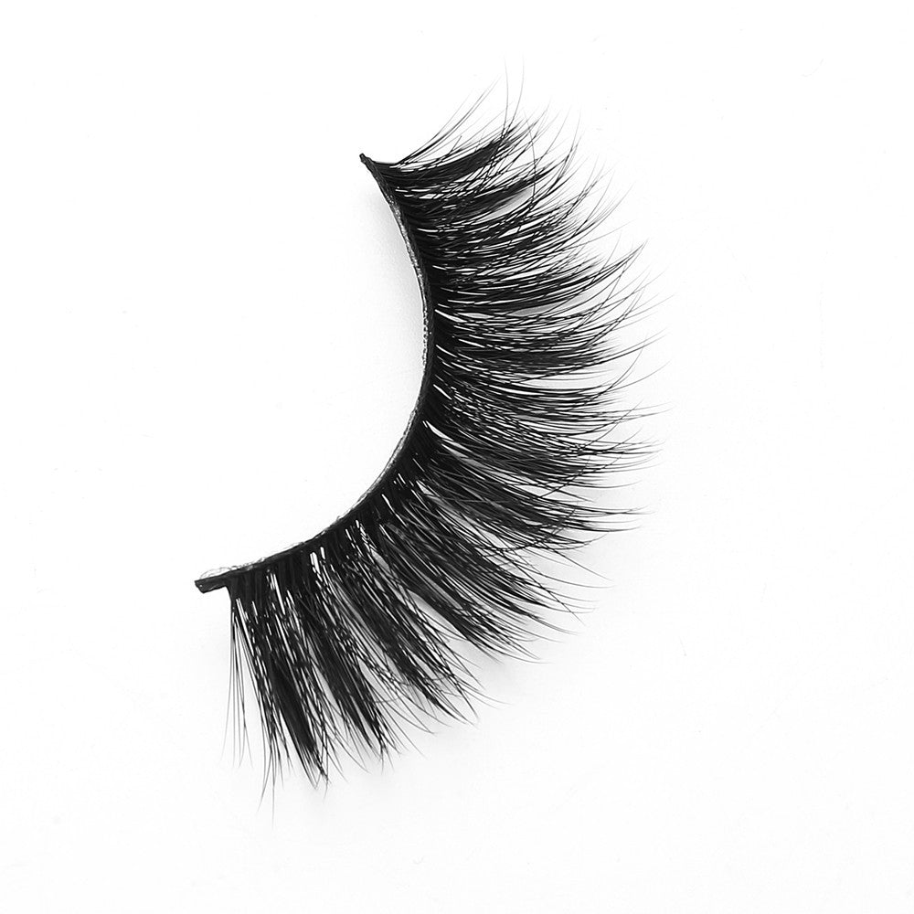 Natürliche, dicke, gekreuzte 3D-Nerzwimpern