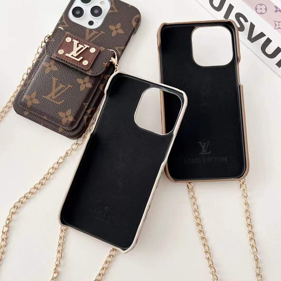 Diagonal Card Phone Case For iPhone