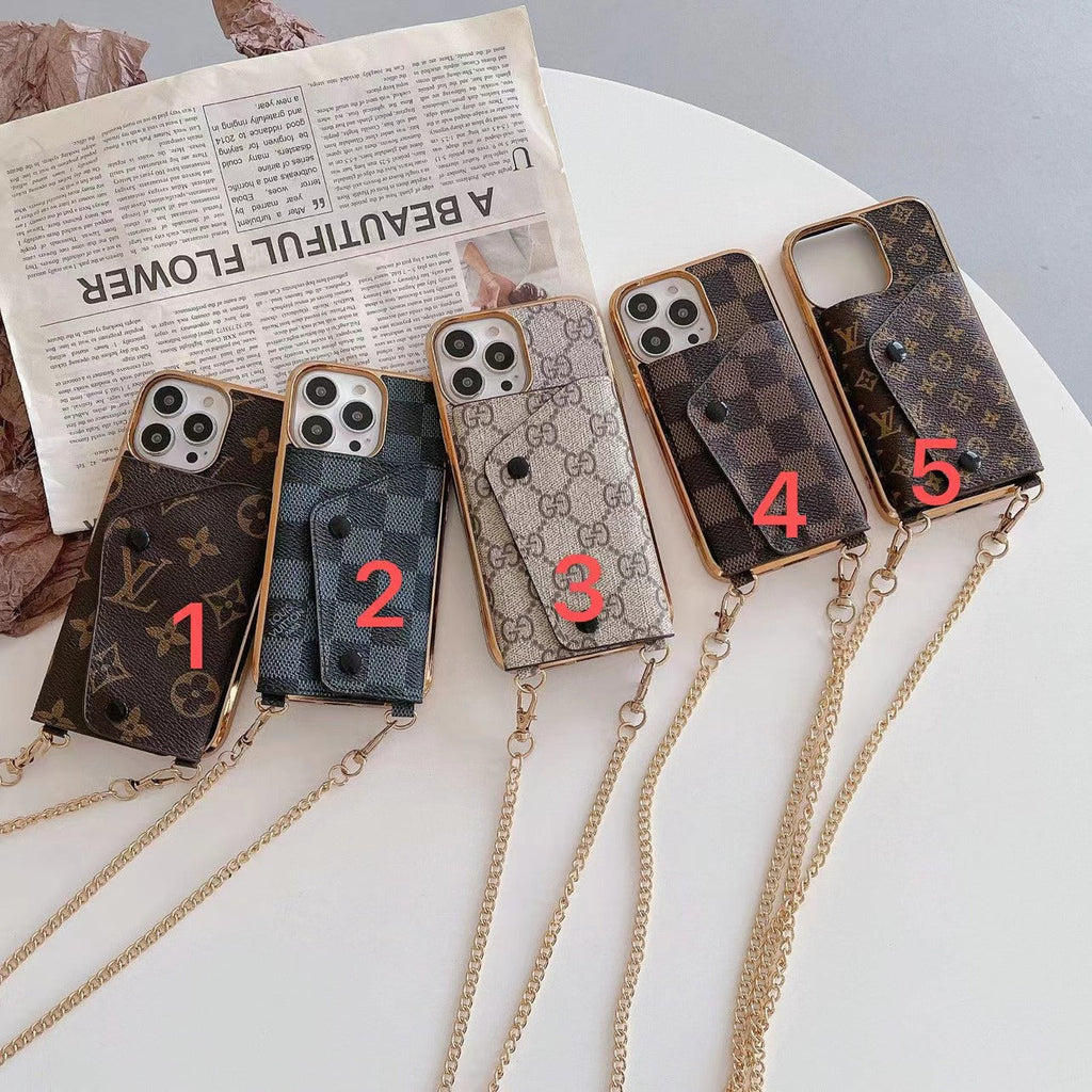 Crossbody-Karten-Telefonhülle für iPhone