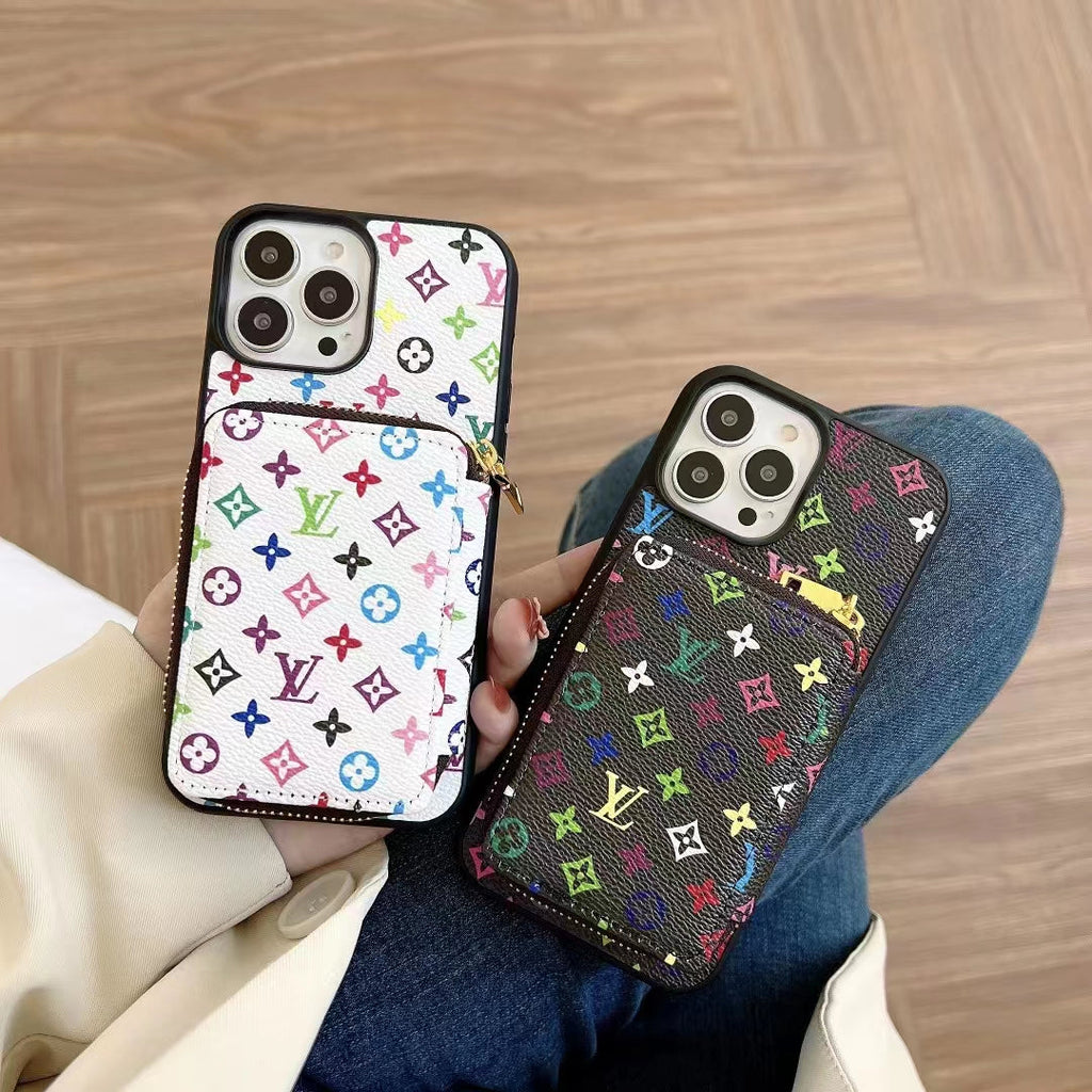 Klassische Brieftaschen-Handyhülle für iPhone