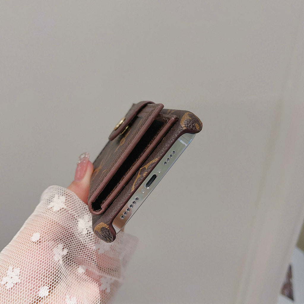 Sommer-Kartenhalter-Handyhülle für iPhone