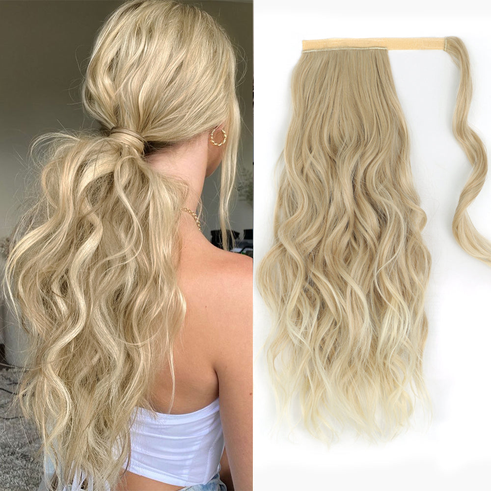 Top Langer gewellter Pferdeschwanz, Krallen-Clip in Haarverlängerungen