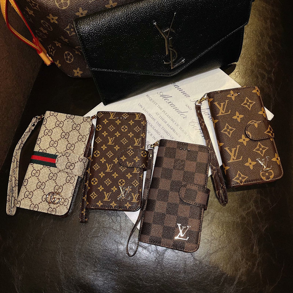 Trendy Leather Wallet Phone Case For iPhone