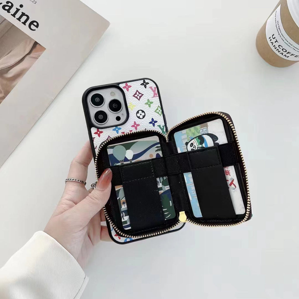 Klassische Brieftaschen-Handyhülle für iPhone