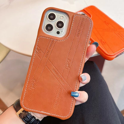 Autumn Soft Leather Phone Case For iPhone
