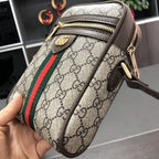 Trendy Graue Handytasche mit Münzfach 