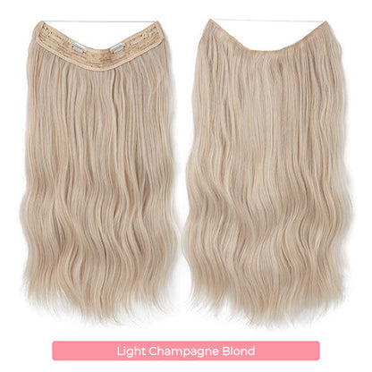 Gorgeous Wavy Halo Hair Extensions