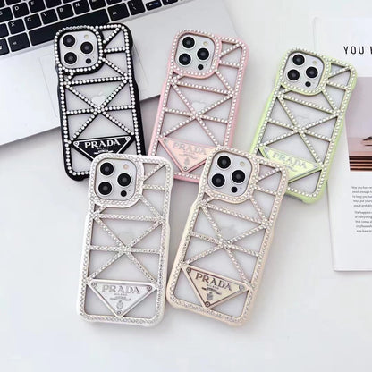 Diamond Hollow Phone Case For iPhone