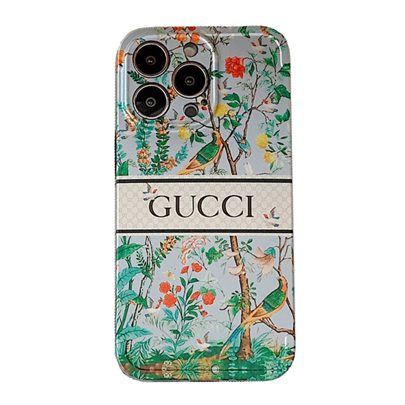 iPhone Case | Guc Green Flowers Case - ERPOQ