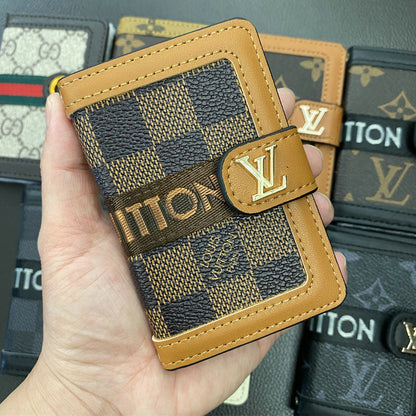 Leather High Quality Flip Card Wallet