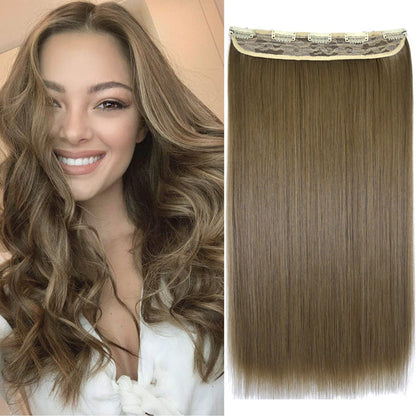 Natural Straight Halo Hair Extensions