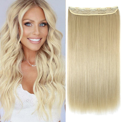 Natural Straight Halo Hair Extensions