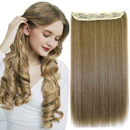 Natural Straight Halo Hair Extensions