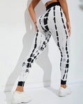 Leggings senza cuciture Brooklyn Tie Dye - Nero