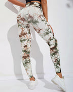 Brooklyn Tie Dye Nahtlose Leggings - Grün