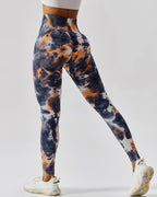 Eliana Nahtlose Leggings - Orange