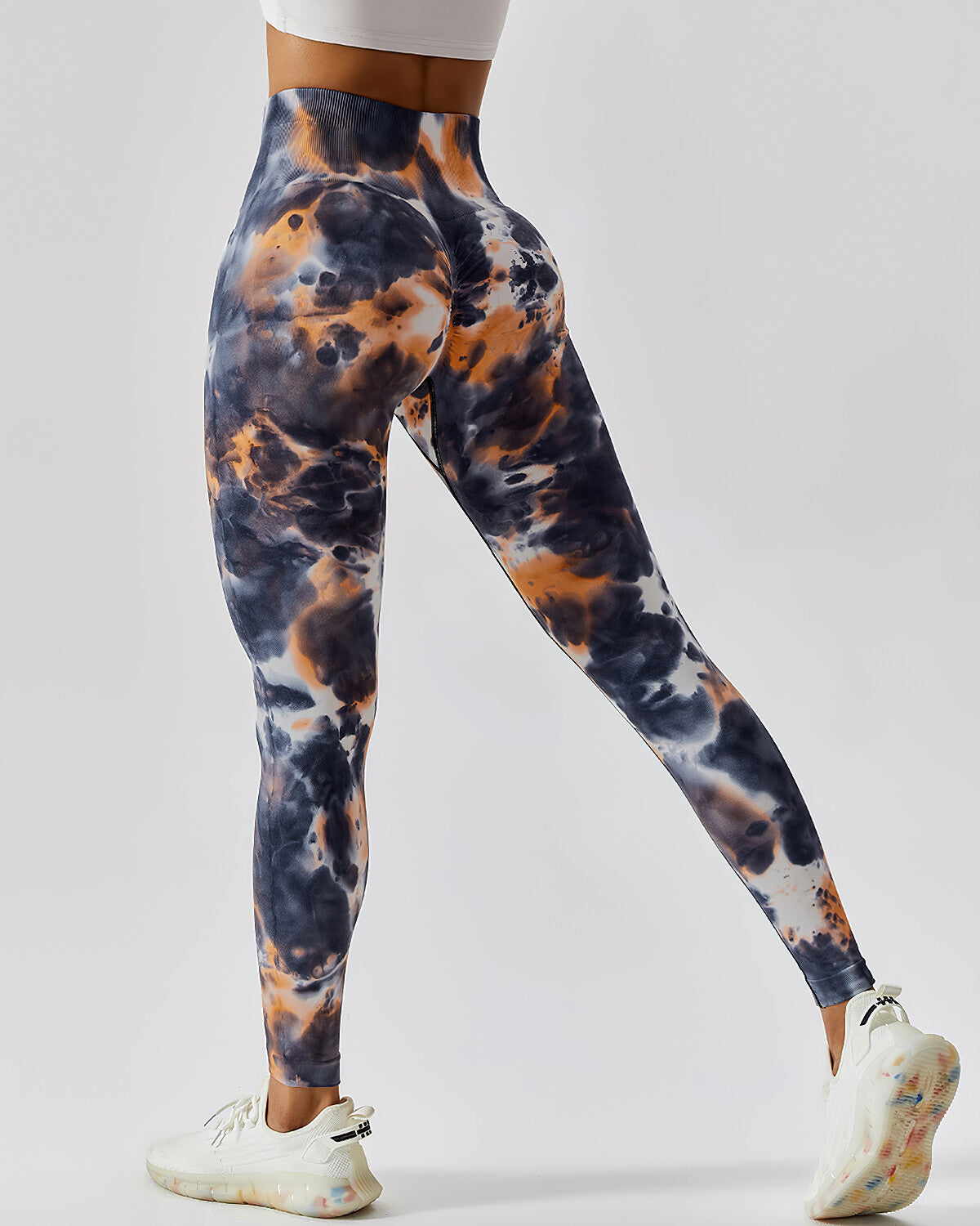 Eliana Nahtlose Leggings - Orange