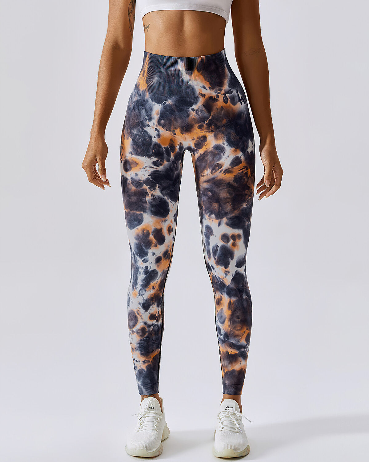 Eliana Nahtlose Leggings - Orange