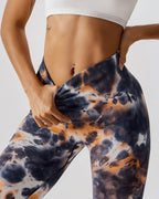 Eliana Nahtlose Leggings - Orange