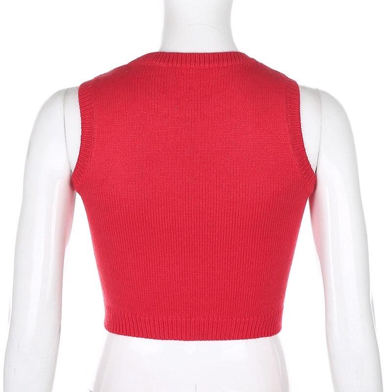 “Emma” Geometric Mini Vest