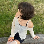 “Fragile” Fairy Grunge Frill Cover Top