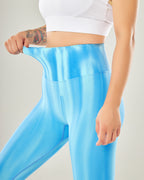 Hannah Nahtlose Leggings - Blau
