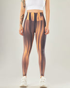 Hannah Nahtlose Leggings - Braun