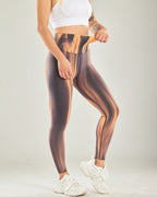 Hannah Nahtlose Leggings - Braun