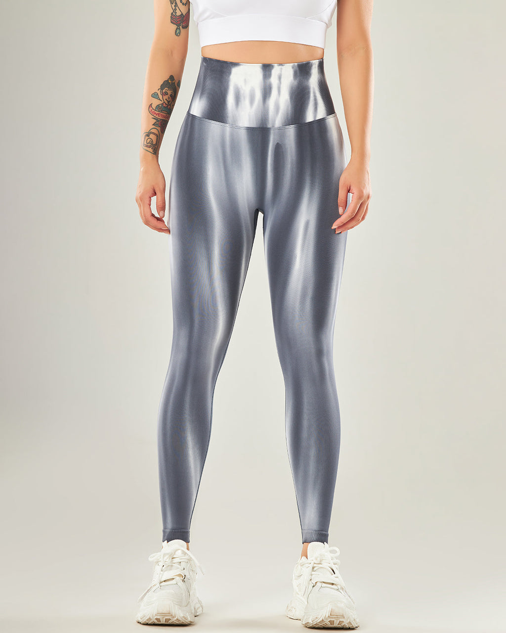 Hannah Nahtlose Leggings - Grau