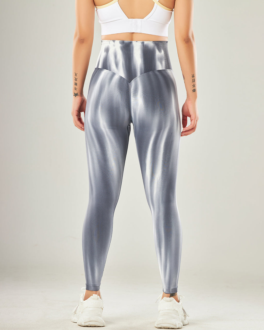 Hannah Nahtlose Leggings - Grau