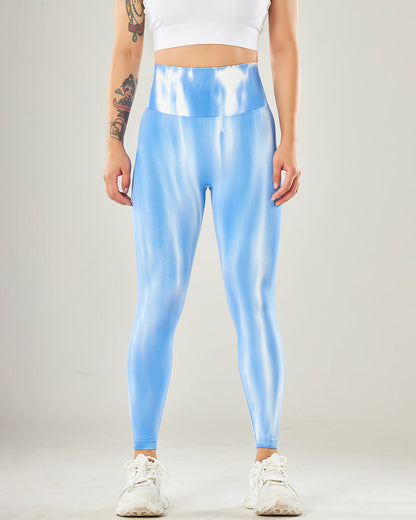 Hannah Seamless Leggings - Sky Blue