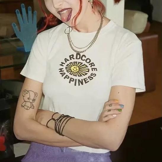 Hardcore Happiness Baby Tee