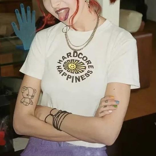 Maglietta per neonati "Hardcore Happiness"