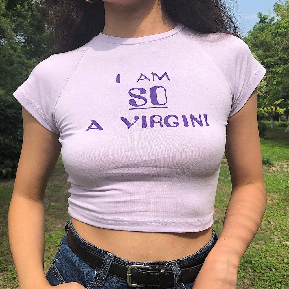 Maglietta "Sono così vergine"