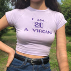 Maglietta "Sono così vergine"