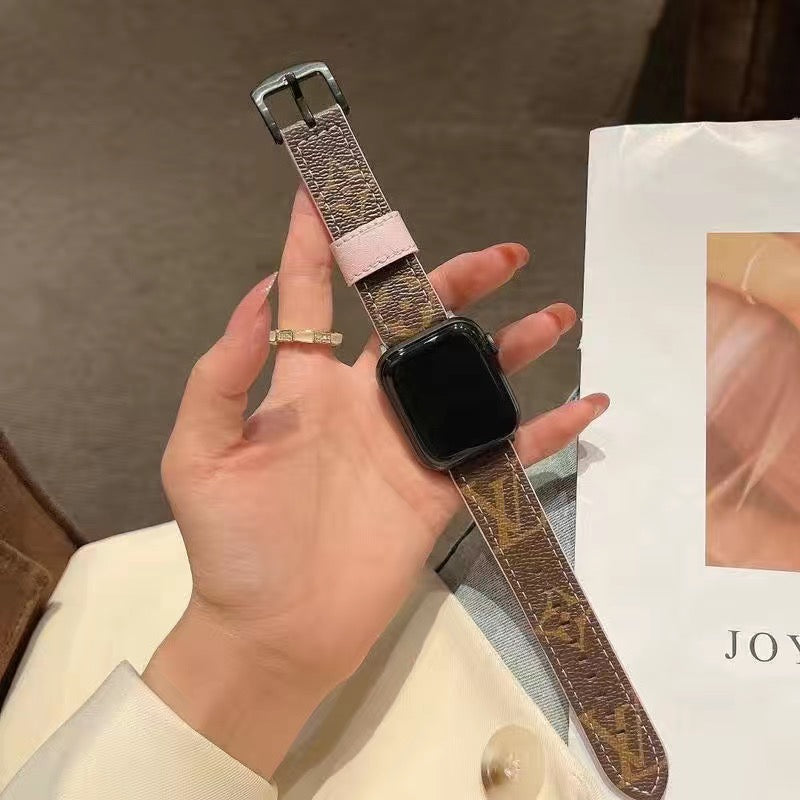 Bunte Lederarmbänder für die Apple Watch