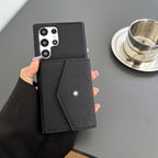 Schwarzes Galaxy-Case mit Kartenhalter für Samsung