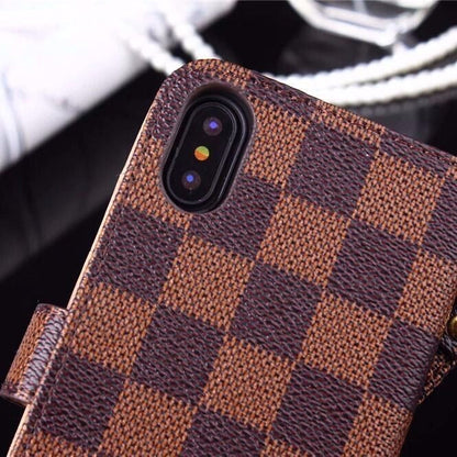 Samsung Galaxy All Series - Fashion Leather Stitching Lanyard Phone Case - ERPOQ