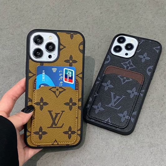 Custodia per telefono con carta di credito alla moda per iPhone