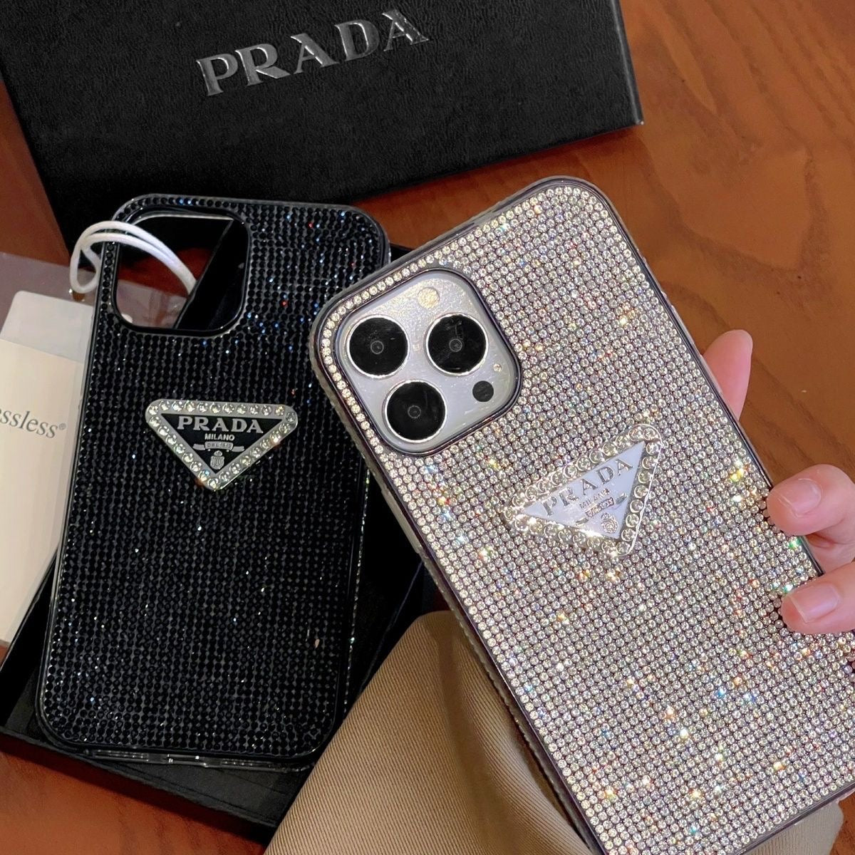 Niedliche Diamant-Telefonhülle für iPhone