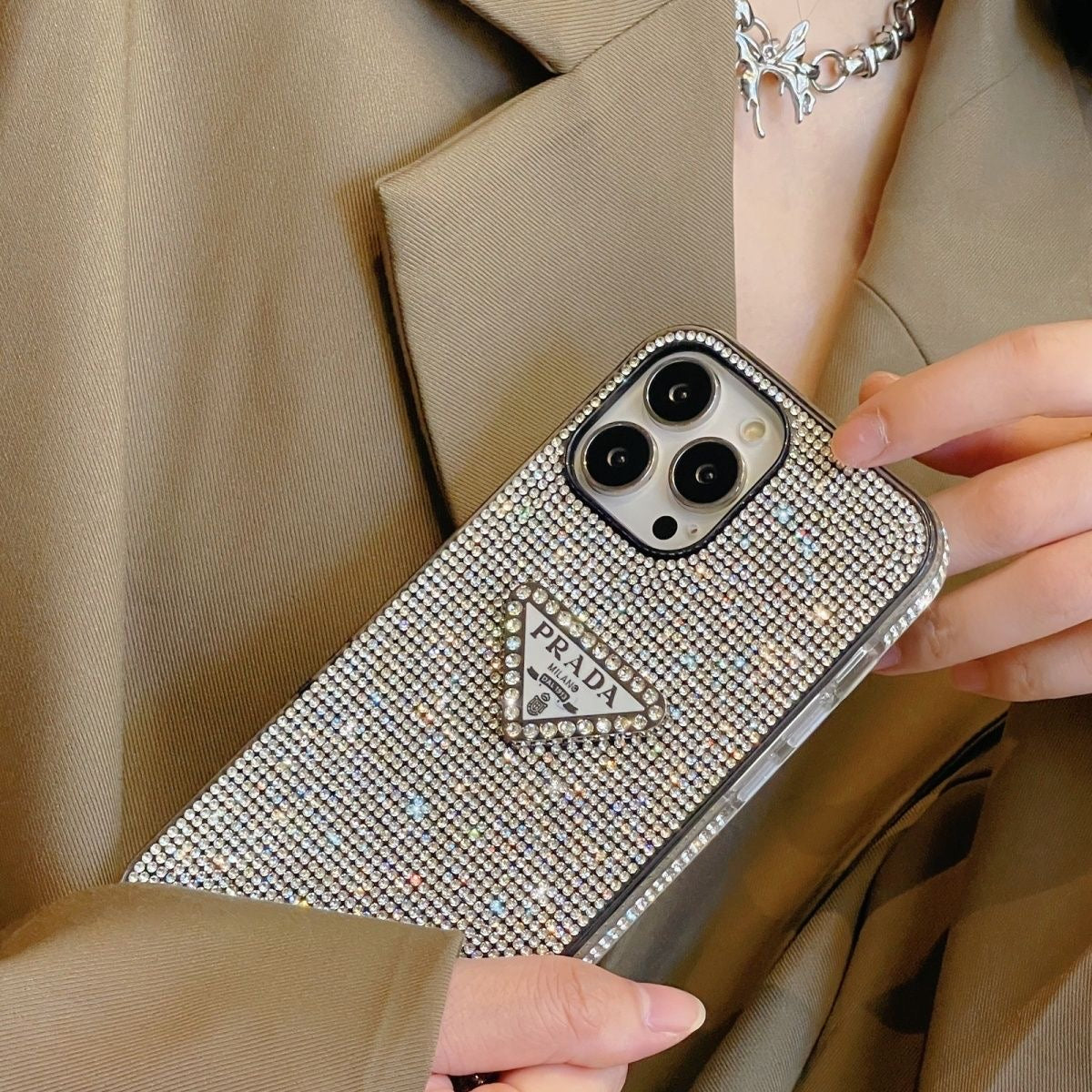 Niedliche Diamant-Telefonhülle für iPhone