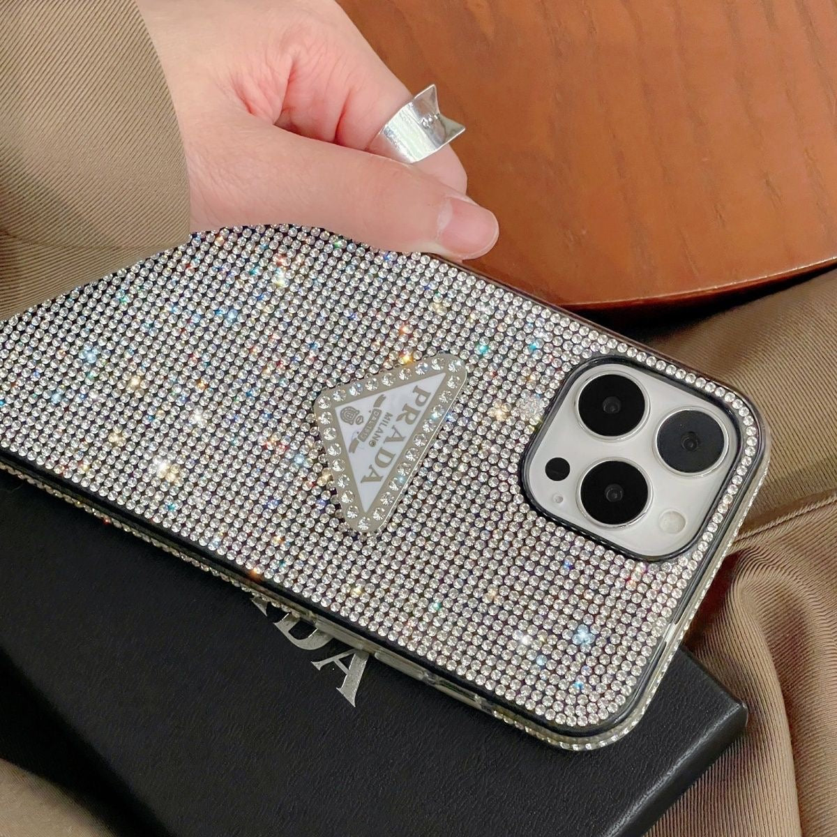 Niedliche Diamant-Telefonhülle für iPhone