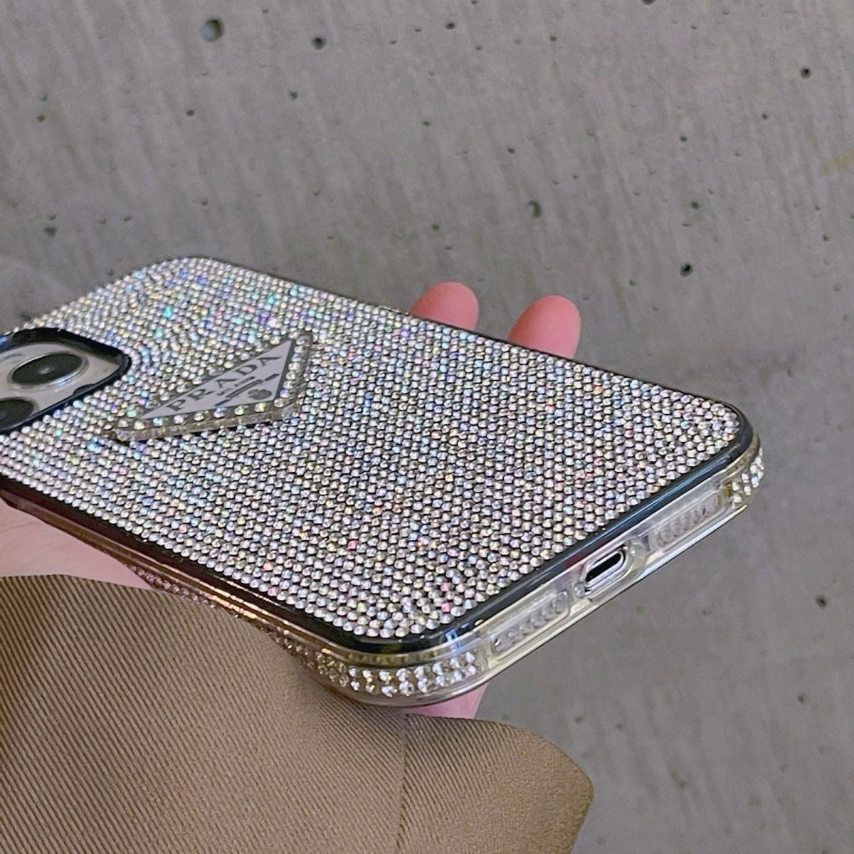 Niedliche Diamant-Telefonhülle für iPhone