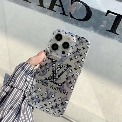 Silver Pressed Phone Case For iPhone